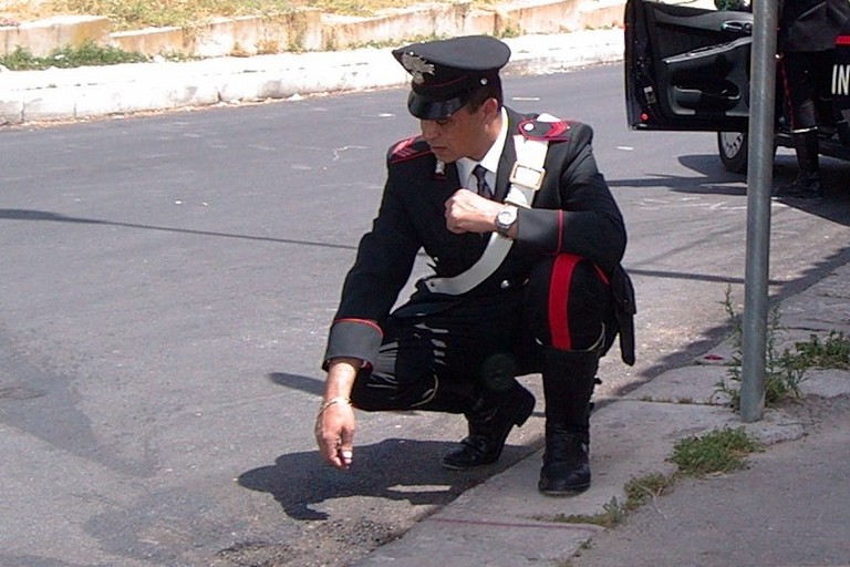 I rilievi dei Carabinieri