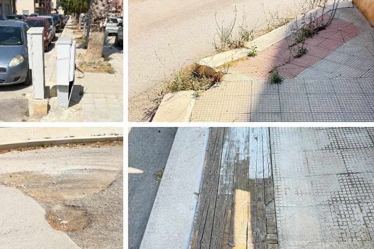 Degrado e incuria alla zona di espansione di Molfetta