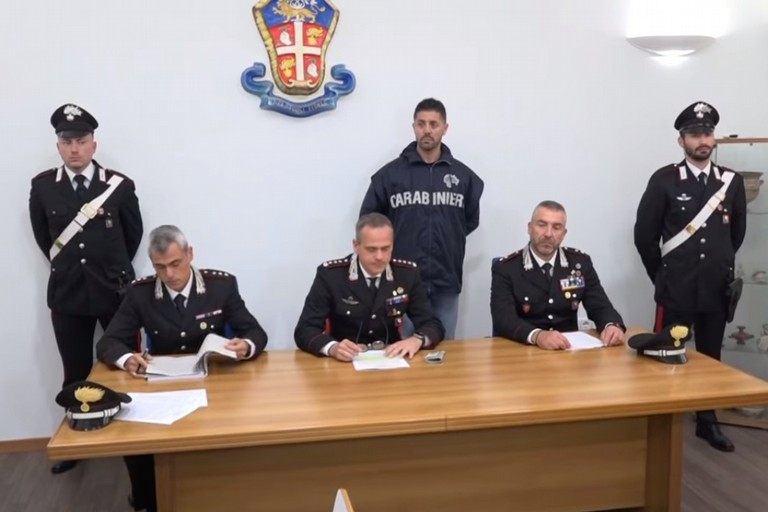 La conferenza stampa dei Carabinieri