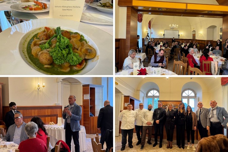 All'Istituto Alberghiero di Molfetta il pranzo di fine anno dell'Associazione Cicoria Puntarelle Molfettese