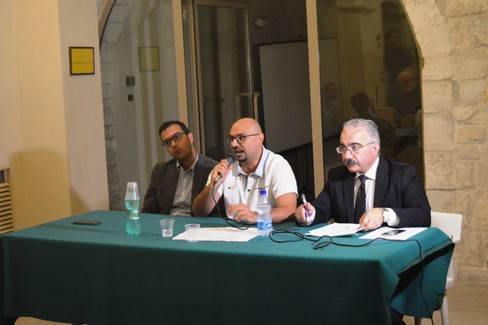 Conferenza stampa SI su piano ospedaliero. <span>Foto Isabella de Pinto</span>