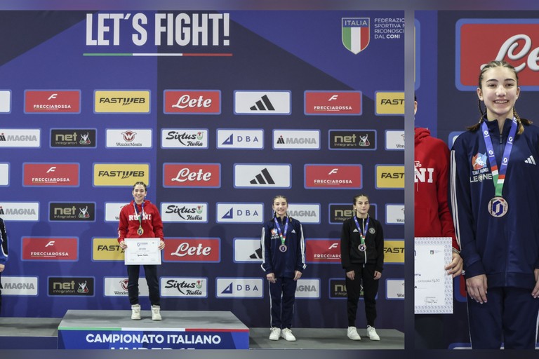Elena Totorizzo sul podio nazionale U15