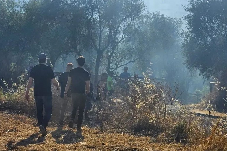 Incendio a Lama Martina