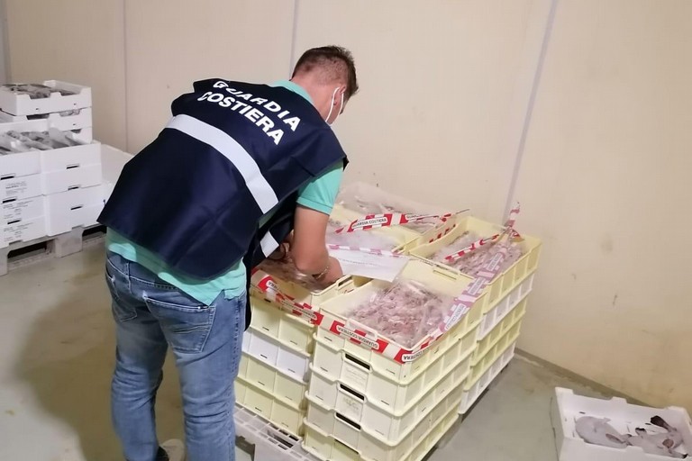 Il sequestro della Guardia Costiera