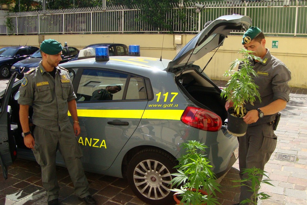 Il sequestro della Guardia di Finanza