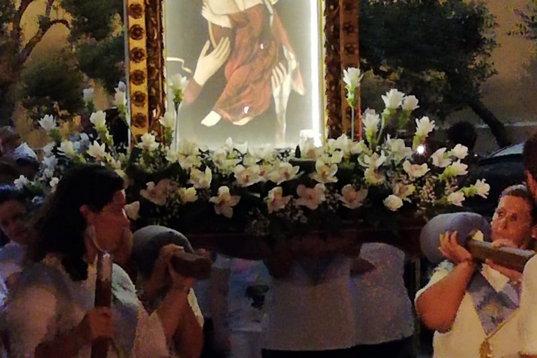 Icona bizantina Madonna dei Martiri