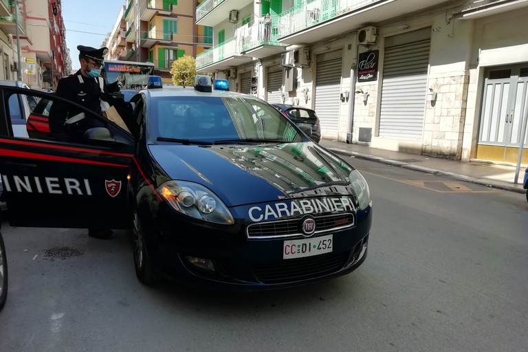 L'arresto eseguito dai Carabinieri