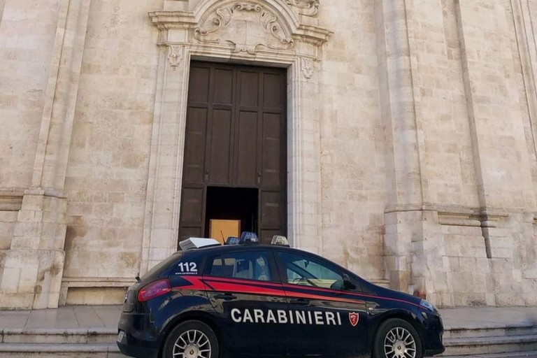 L'intervento dei Carabinieri