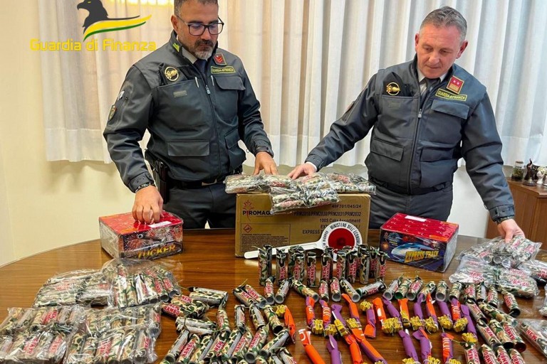 Il sequestro della Guardia di Finanza