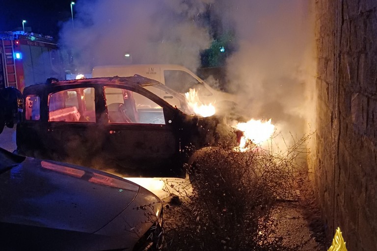 L'intervento dei Vigili del Fuoco