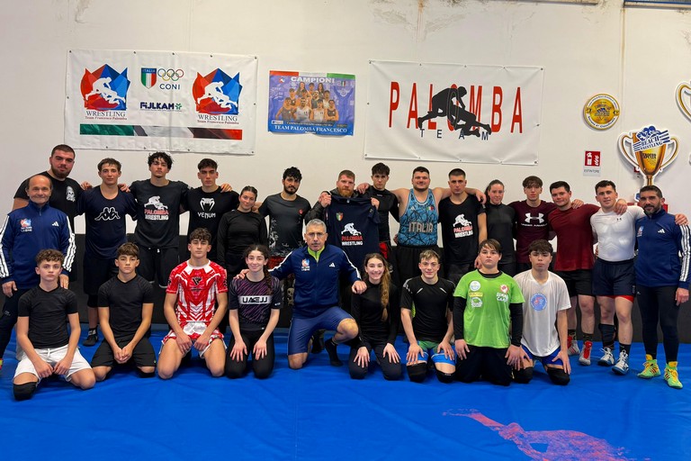 Claudio Squeo incontra i giovani atleti del Team Palomba
