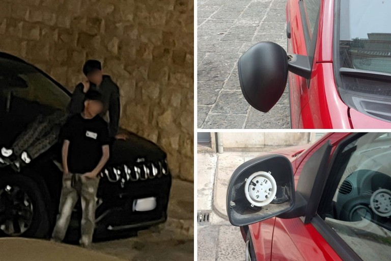 Auto danneggiate, allarme baby-gang