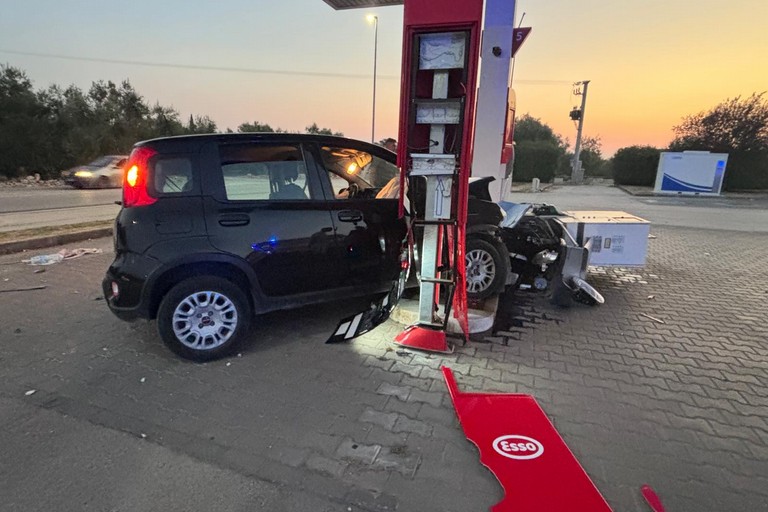 L'incidente stradale avvenuto sulla strada provinciale 112