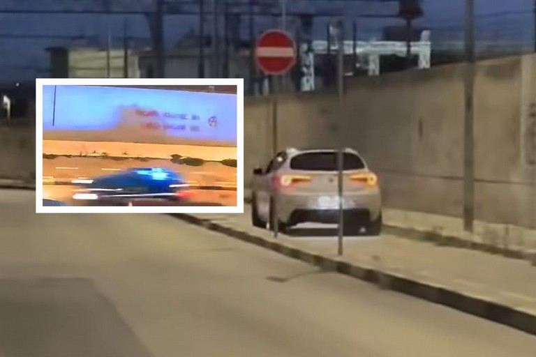 L'inseguimento della Polizia Locale