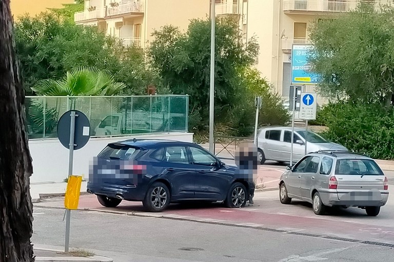 Auto in corsa senza freno