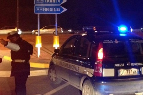 L'incidente avvenuto in via Bisceglie