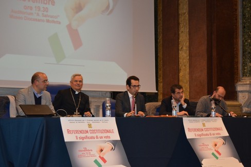 Incontro diocesi referendum costituzionale. <span>Foto Isabella de Pinto</span>