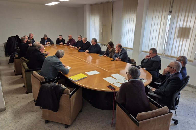 Il tavolo di confronto del 12 gennaio. <span>Foto CIA Puglia </span>