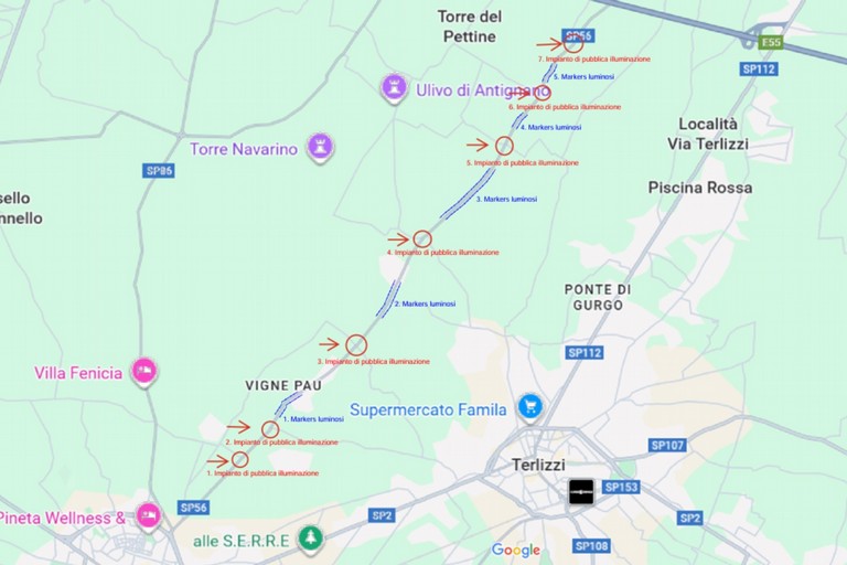 Lavori illuminazione SP Molfetta-Terlizzi, Minervini: «La coesione produce sempre risultati»
