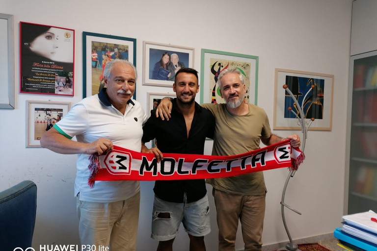 Legari e la dirigenza della Molfetta Calcio