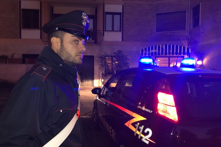 L'arresto operato dai Carabinieri
