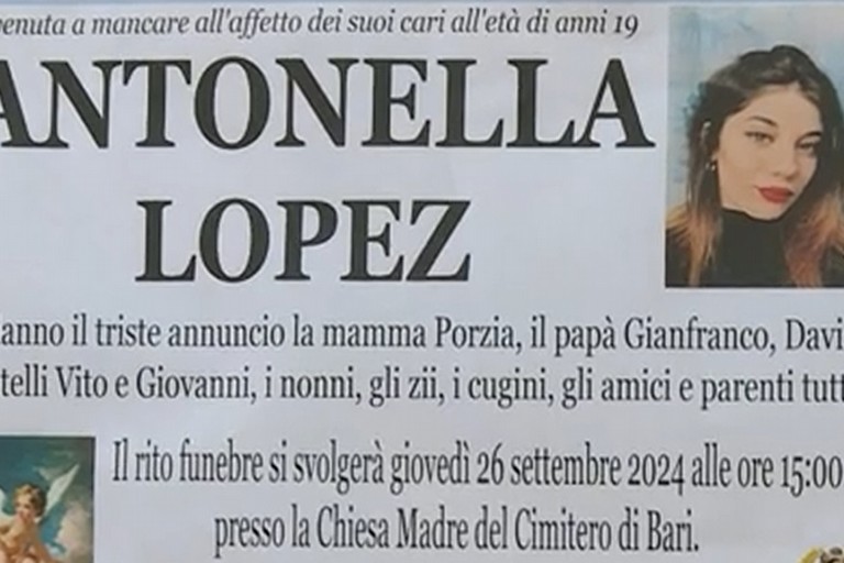 Il manifesto di Antonella Lopez