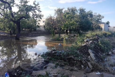 Zona industriale di Molfetta allagata