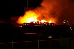 incendio autoparco