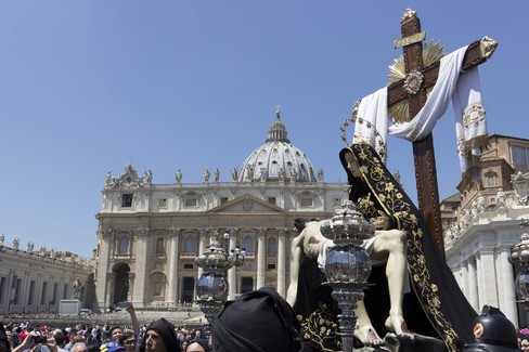 In cammino dal Santo Padre