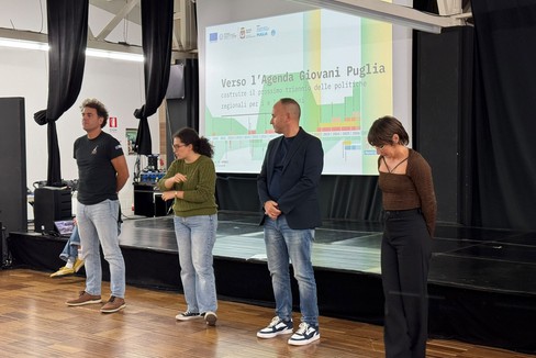 L'intervento dell'assessore La Forgia durante "Puglia ti Vorrei"