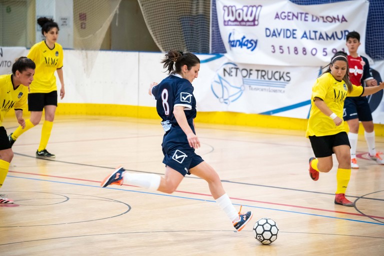 Michela Azzarino in azione. <span>Foto cosmo de pinto</span>