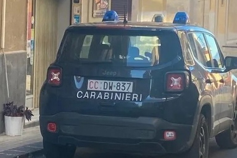 L'intervento dei Carabinieri