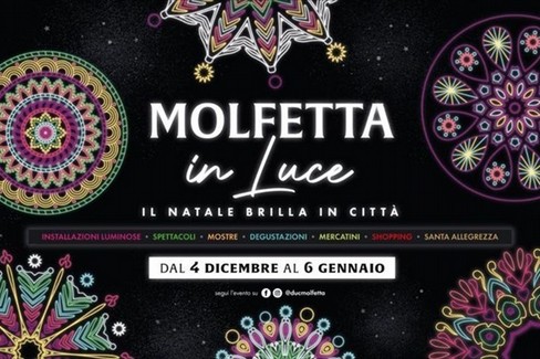 Το πλούσιο πρόγραμμα εκδηλώσεων «Molfetta in Luce» ζωντανεύει ενόψει Χριστουγέννων