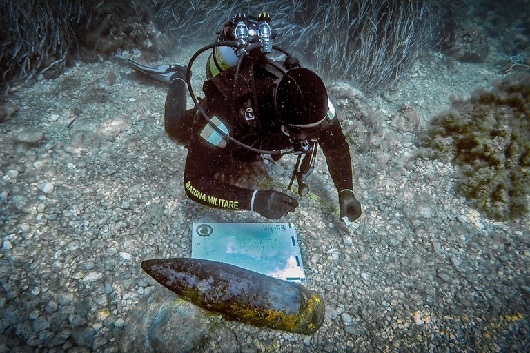 Attività di bonifica da residuati bellici a Molfetta