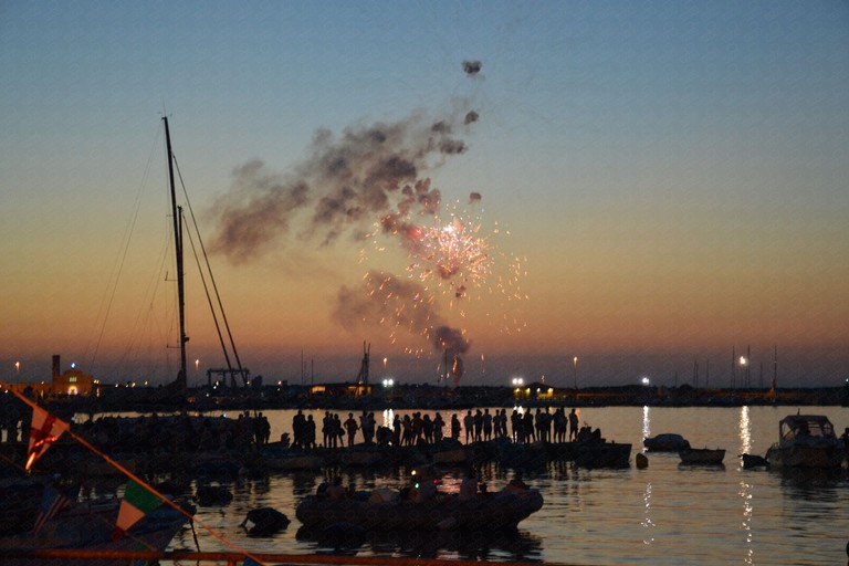 L’arrivo dal mare della Sacra Icona. <span>Foto Alfonso Bisceglie</span>