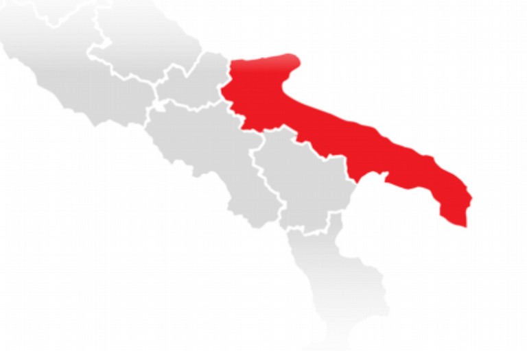 Puglia zona rossa