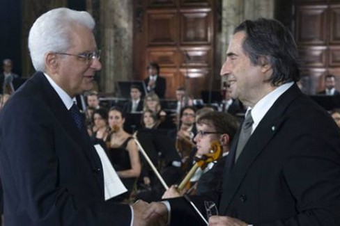 Riccardo Muti e Sergio Mattarella