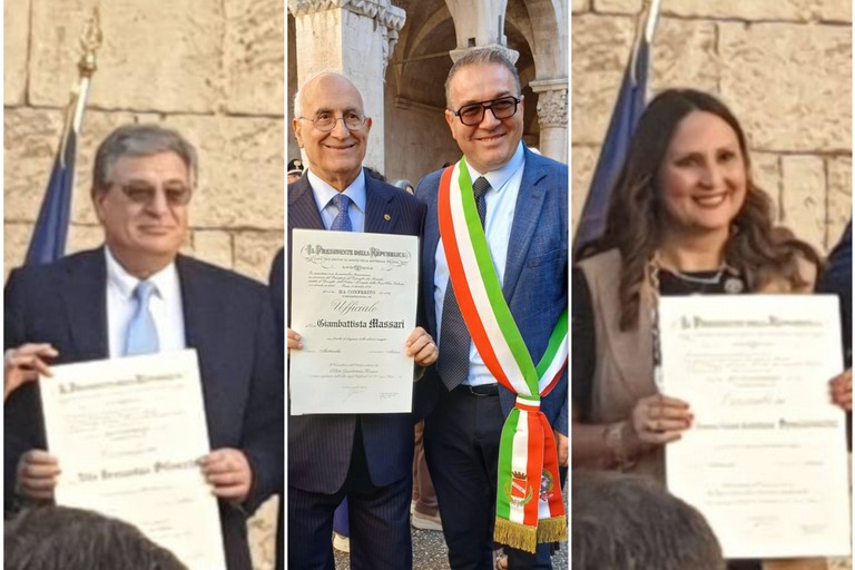 Molfettesi insigniti dell’Onorificenza al Merito