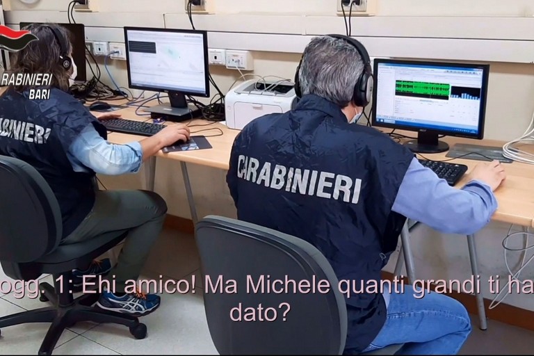 Le indagini dei Carabinieri