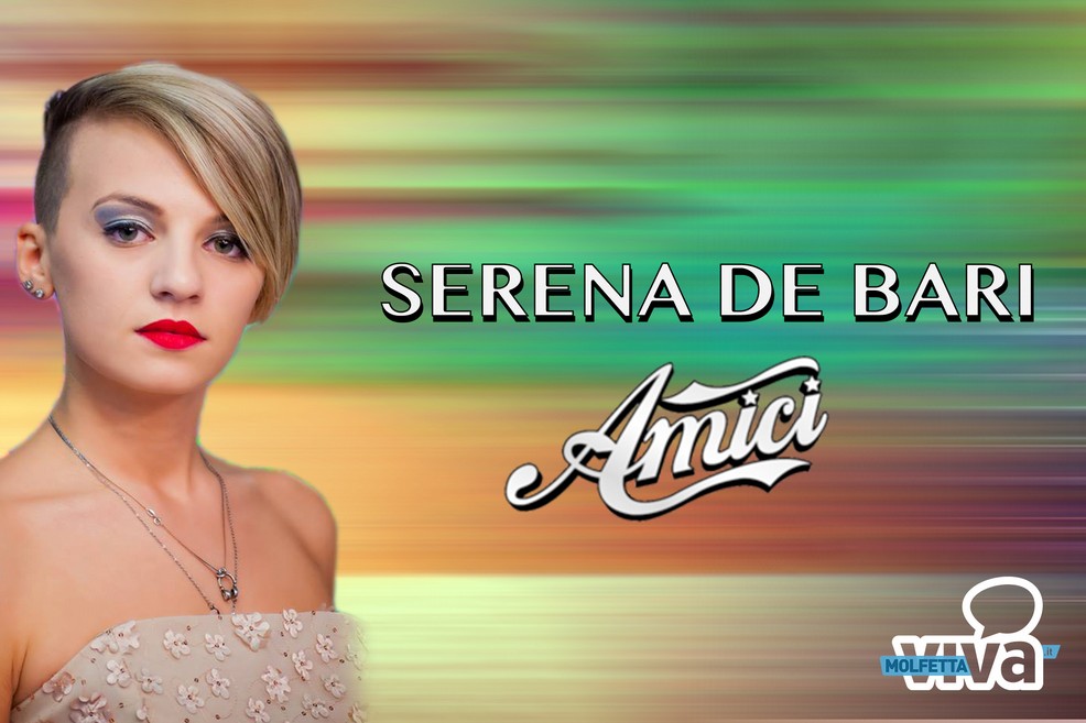 Serena de Bari ad Amici di Maria de Filippi. <span>Foto Vincenzo Bisceglie</span>