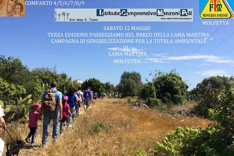 TERZA EDIZIONE PASSEGGIAMO NEL PARCO DI LAMA MARTINA