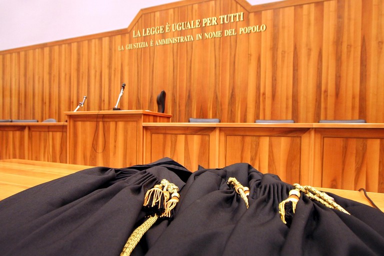 Un'aula del Tribunale