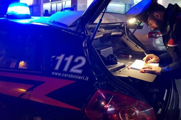 I rilievi dei Carabinieri