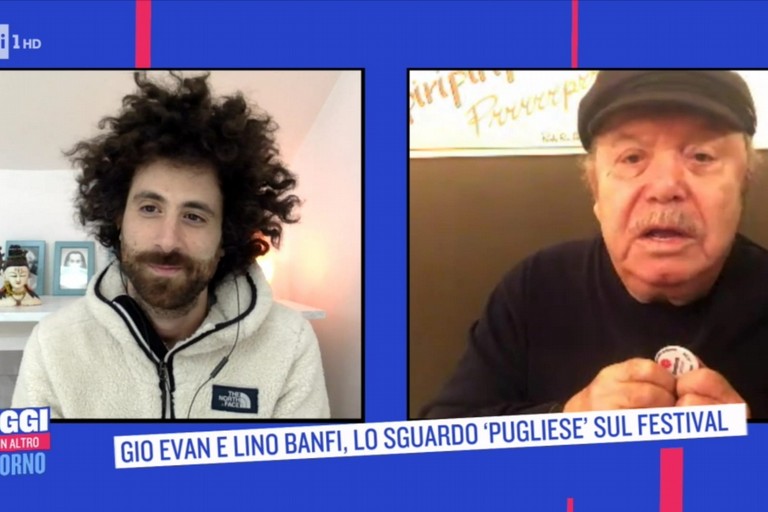 Gio Evan e Lino Banfi