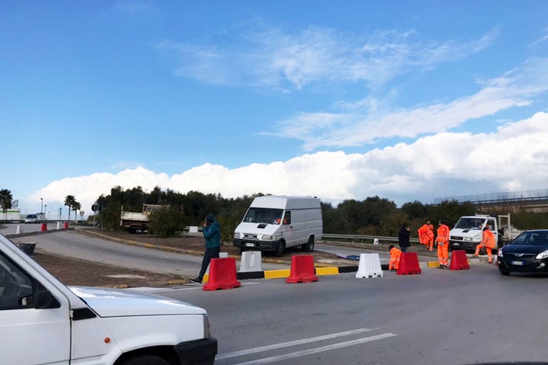 Molfetta Zona Industriale Al Via I Lavori Per Lo Spartitraffico Addio Incidenti